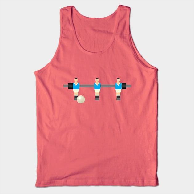 Foosball Blue Tank Top by GloopTrekker